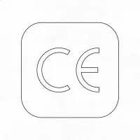 CE compliance badge
